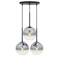 thumbnail image 1 of 2757-03-04-Forte Lighting-Callisto - 3 Light Pendant In Transitional Style-16.25 Inches Tall and 15.25 Inches Wide-Black Finish, 1 of 3