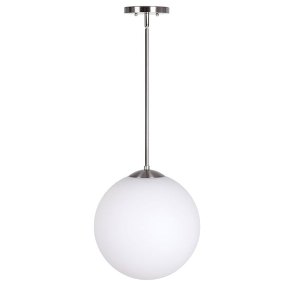 Forte Lighting 2765-01-55 Selene 14" Wide Pendant - Nickel