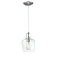 thumbnail image 1 of Forte Lighting 2770-01-55 Milo 7" Wide Mini Pendant - Nickel, 1 of 1