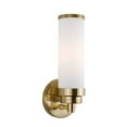 thumbnail image 1 of 5064-01-12-Forte Lighting-Morgan - 1 Light ADA Wall Sconce In Transitional Style-11.5 Inches Tall and 4.5 Inches Wide-Soft Gold Finish, 1 of 2
