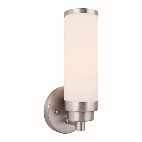 Forte Lighting 55007-01-55 Morgan 5" Wide Led Wall Sconce - Nickel