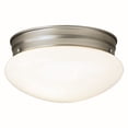thumbnail image 1 of 6002-01-55-Forte Lighting-Button - 1 Light Flush Mount-5 Inches Tall and 7.5 Inches Wide-Brushed Nickel Finish, 1 of 1