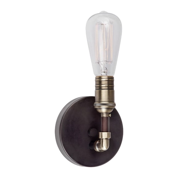1-Light Antique Bronze Wall Sconce