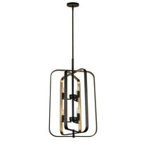Forte Lighting 7096-06 6 Light 18" Wide Mini Chandelier - Gold