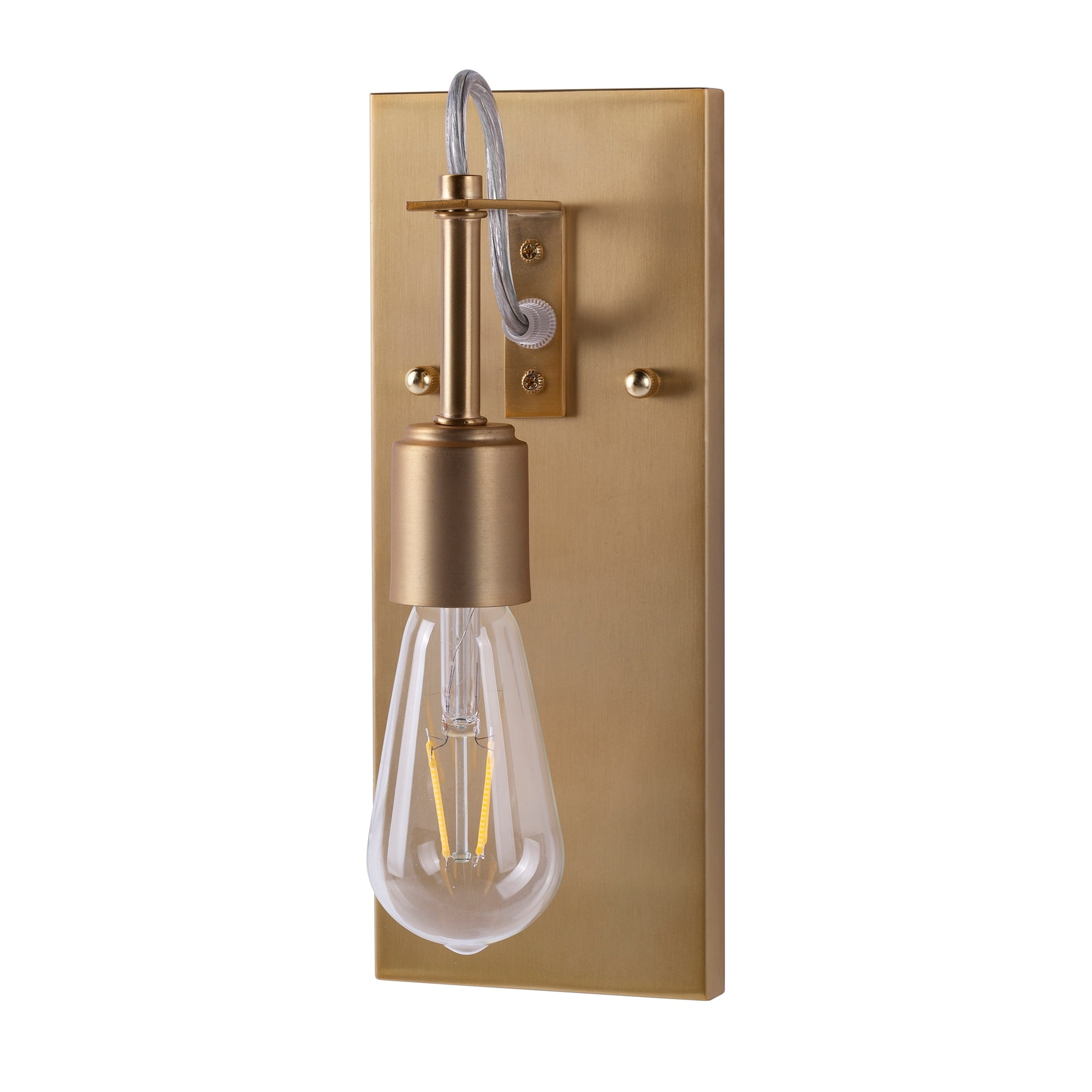 Soft Gold Industrial Dimmable Vanity Wall Sconce