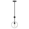 thumbnail image 1 of 7120-01-42-Forte Lighting-Monocle - 1 Light Mini Pendant In Transitional Style-15 Inches Tall and 8 Inches Wide, 1 of 2
