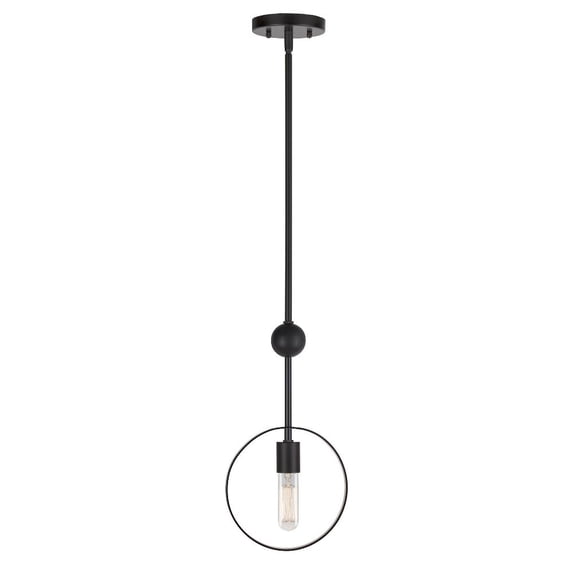 7120-01-42-Forte Lighting-Monocle - 1 Light Mini Pendant In Transitional Style-15 Inches Tall and 8 Inches Wide