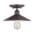 thumbnail image 1 of Forte Lighting 7259-01-32 1 Light 10" Wide Semi Flush Ceiling Fixture - Bronze, 1 of 2