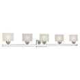 thumbnail image 1 of Forte Lighting - Ally - 5 Light Bath Bar-7.5 Inches Tall and 50 Inches Wide, 1 of 1