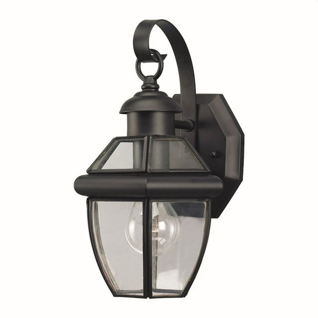 Forte Lighting - Cambridge - 1 Light Outdoor Wall Lantern-12 Inches Tall and 7