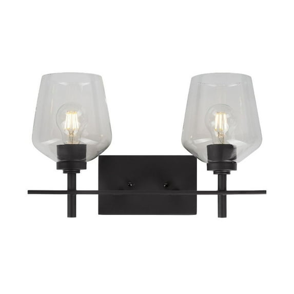 Forte Lighting - Chalice - 2 Light Bath Vanity In Transitional Style-9.5 Inches