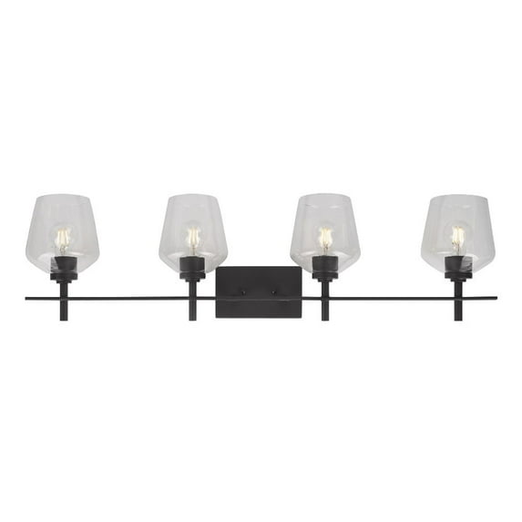 Forte Lighting - Chalice - 4 Light Bath Vanity In Transitional Style-9.5 Inches