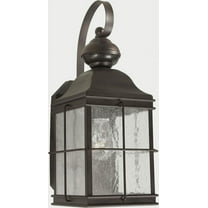 Forte Lighting - Essex - 1 Light Outdoor Wall Lantern with Dusk to Dawn Motion