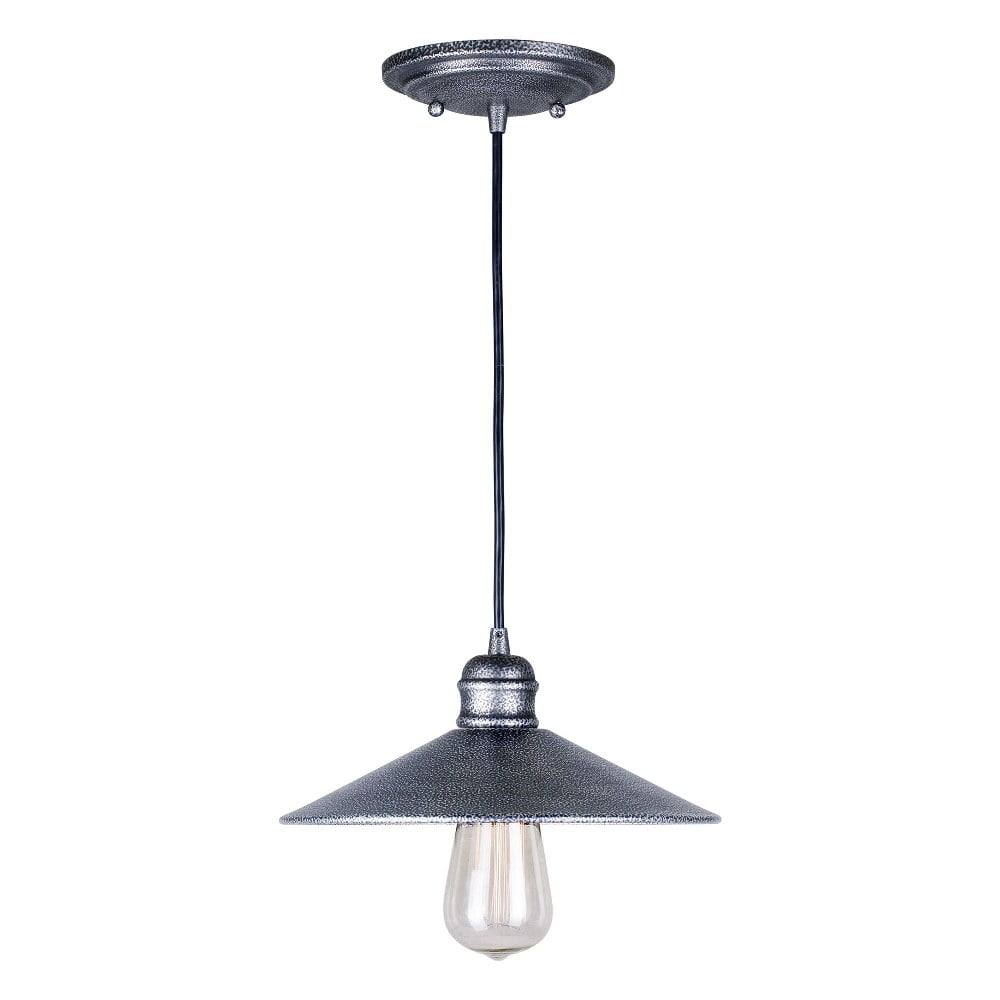 Bronze Industrial Gray Mini Pendant Light 4.5" Height