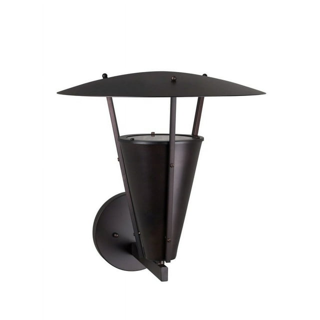 Forte Lighting - Pylon - 1 Light Outdoor Wall Lantern-15.25 Inches Tall and 14