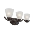 thumbnail image 1 of 5081-03-32-Forte Lighting-Rollie - 3 Light Bath Bar-8.25 Inches Tall and 25 Inches Wide-Antique Bronze Finish, 1 of 3