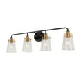 thumbnail image 1 of Forte Lighting - Ronna - 4 Light Bath Vanity In Transitional Style-12 Inches, 1 of 2