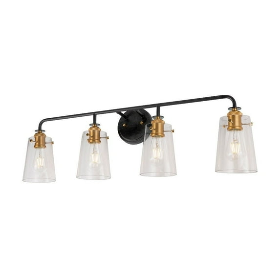 Forte Lighting - Ronna - 4 Light Bath Vanity In Transitional Style-12 Inches