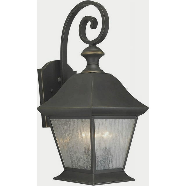 Forte Lighting - Turner - 3 Light Outdoor Wall Lantern-20.25 Inches Tall and 9