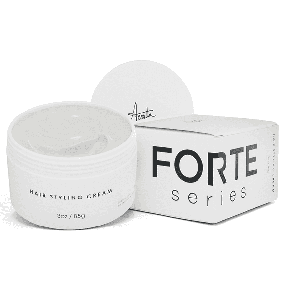 Forte Series Hair Styling Cream for Men, Medium Hold, Natural Finish, Reworkable & Non-Greasy, 1.0 oz