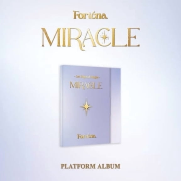 Fortena - Single [Miracle] (Platform Album) - Incl. Mini Card (QR Type), Selfie Photocard, Random Postcard & Sticker - Music & Performance - CD
