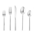 thumbnail image 1 of Fortessa Arezzo 5 Piece Stainless Steel Flatware Set in Silver, 1 of 4