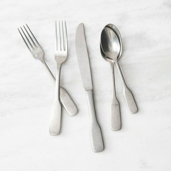 Fortessa Ashton Stainless Steel Flatware 20 Piece Set - Silver - Service for 4