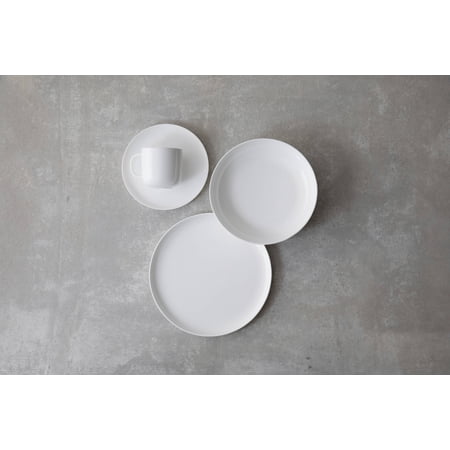 Fortessa Bone China Modern Coupe 16 Piece Dinnerware Set