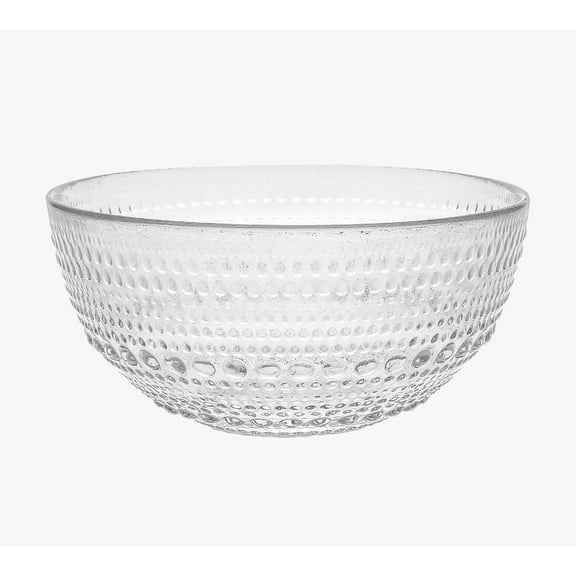 Fortessa Jupiter Clear Glass Bowls Set of 6 - Cereal, Soup, Salad