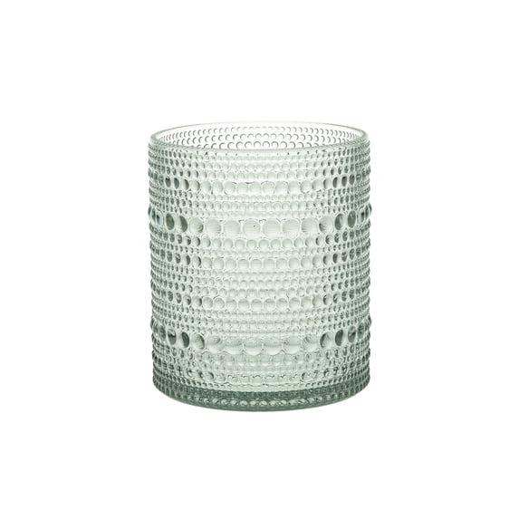 Fortessa Orbetto Outdoor Double Old Fashioned Beverage Cocktail Glass 4 Pack, 10.5 Ounce, Sage