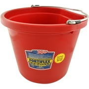 Fortex / fortiflex Fb-120r دلو أحمر مسطح ، 20 كوارت