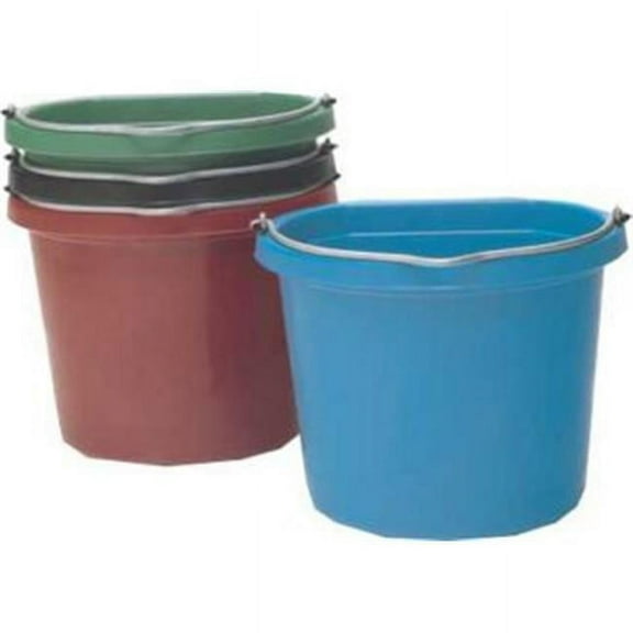 Fortex Industries Flat Back Bucket Blue 14 Quart - FB-114BL