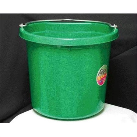 Fortex Industries Inc Flat Back Bucket Fb-124- Green 24 Quart - FB-124 GREEN