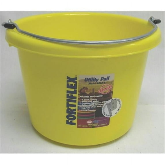 Fortex Industries Inc N400 Pail 8qt- Mellow Yellow 8 Quart - N400-8 MELLOW