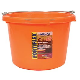 Fortex Industries Inc N400 Pail 8qt- Orange 8 Quart - N400-8ORANGE