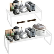 Forthcan Expandable Storage Shelf Expandable Kitchen Cabinet and Counter Shelf Organizer