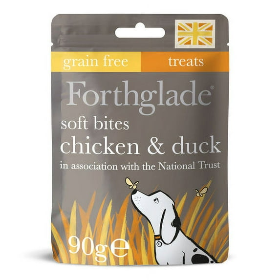 Forthglade Soft Bites Treats Chicken & Duck 90g Case of 8