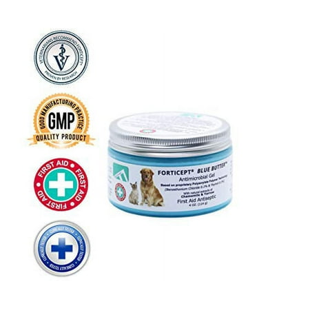 Forticept Blue Butter®, Hot Spot Soothing Gel, For Dogs & Cats, 4 oz (114 g)