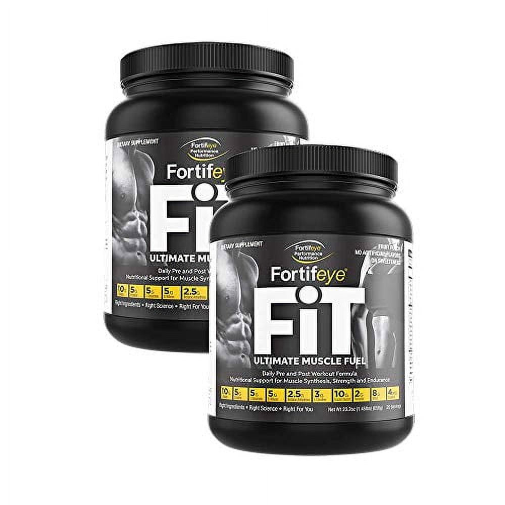 Fortifeye Vitamins FiT Pre or Post Workout, Easy Mix Powder, No