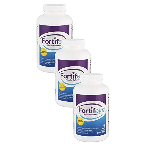 Fortifeye Vitamins Macular Defense Multivitamin, All Natural USP Verified Total Body & Vision Supplement - 90 Day Supply, 270 Tablets (Regular)