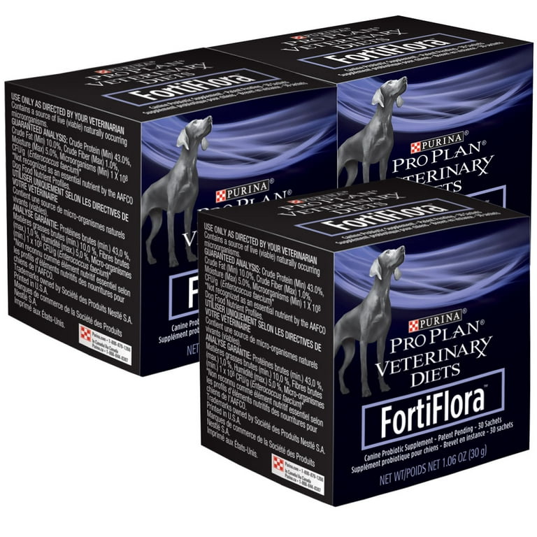 Fortiflora Canine, 30 sachets per box, 3 packs 