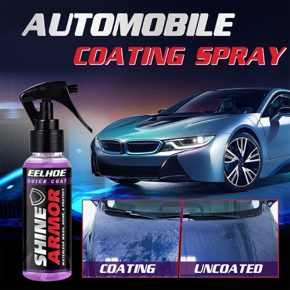 Fortify Quick Coat - 30ML Waterless Detailer Spray | 3-in-1 Wash, Wax & Nano-Ceramic Coating | Mirror Shine, Zero Streaks, No Dust Residue | 6-12 Month Protection