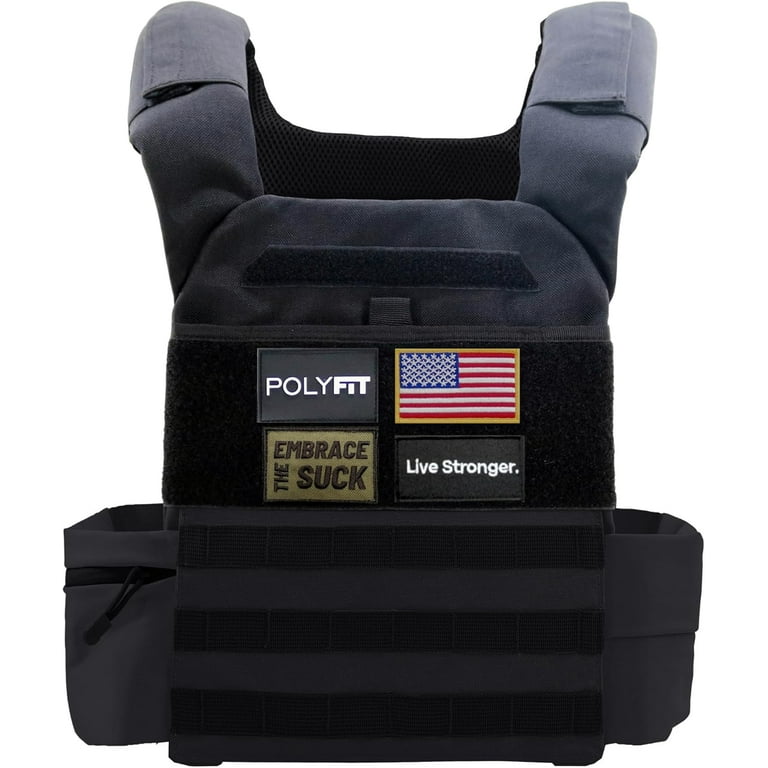 Fortify Weighted Vest for Strength and Endurance Training Fitness Workouts Running WODs Walmart