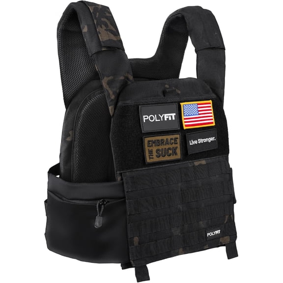 Fortify Weighted Vest for Strength and Endurance Training, Rucking, Fitness Workouts, Running, WODs