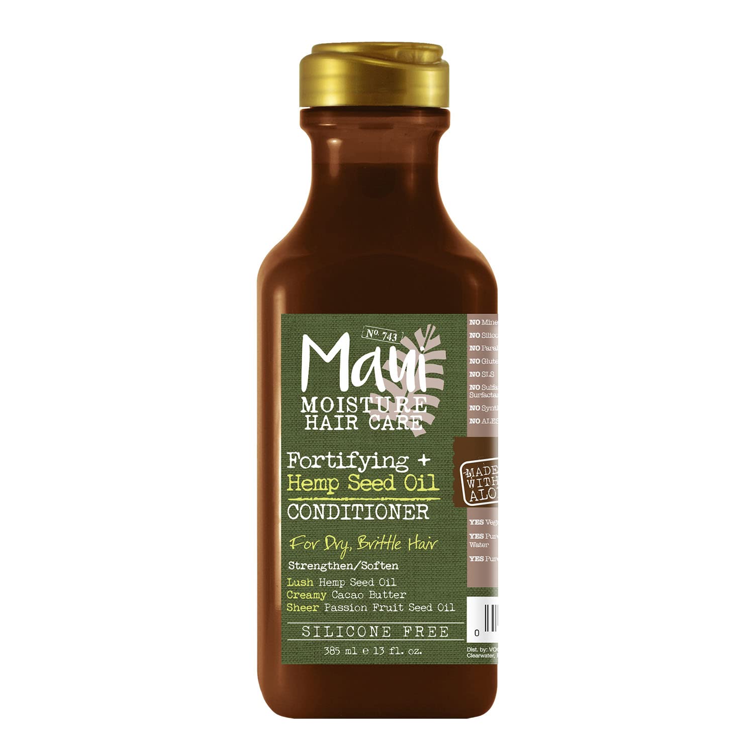 Fortifying + Seed Oil Hydrating Vegan Conditioner for Dry Hair Silicone ...