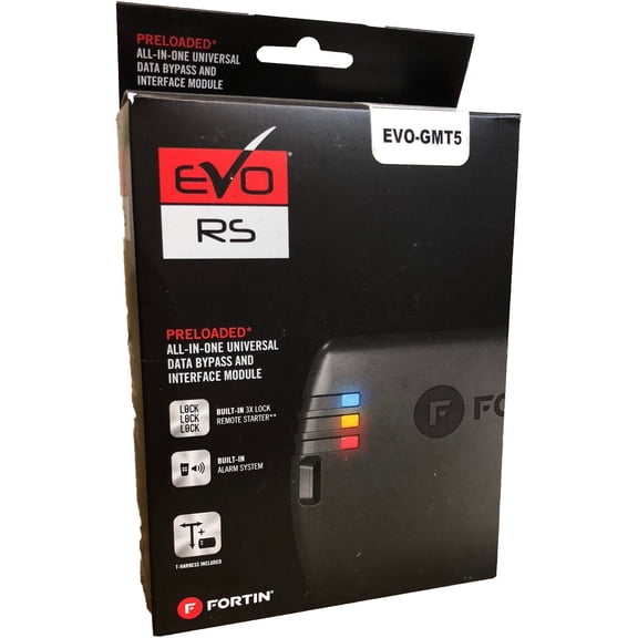 Fortin EVO-GMT5 T-Harness Immobilizer Bypass Interface Cadillac Chevy GMC