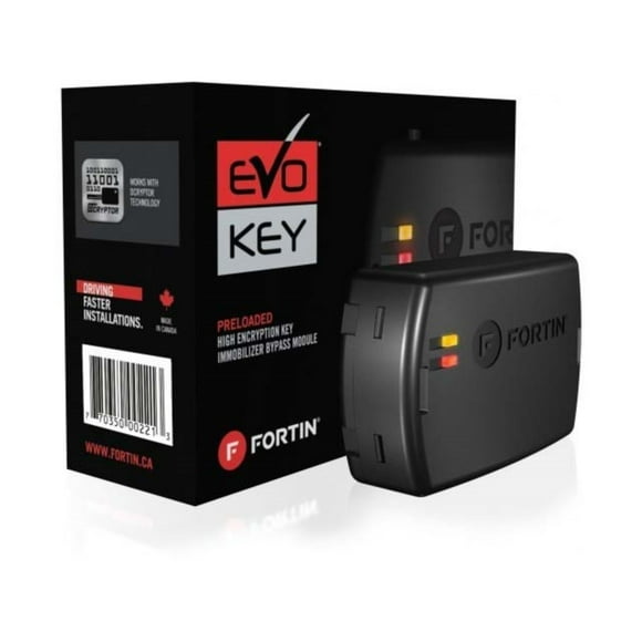 Fortin EVOKEY Universal Immobilizer Bypass Module with LEDs and Harnesses