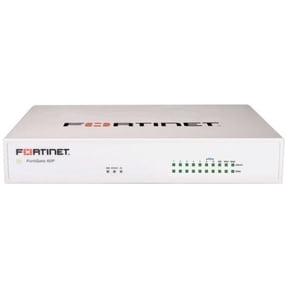 Fortinet FortiGate FG-60F Network Security/Firewall Appliance - 10 Port - 10/100/1000Base-T - Gigabit Ethernet - AES (256-bit), SHA-256 - 200 VPN - 10 x RJ-45 - Desktop, Wall Mountable