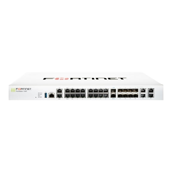 Fortinet FortiGate FG-101F Network Security/Firewall Appliance - 21 Port - 10GBase-X, 1000Base-X, 1000Base-T - 10 Gigabit Ethernet - 2.50 GB/s Firewall Throughput - SHA-256, AES (256-bit), RSA 2048...