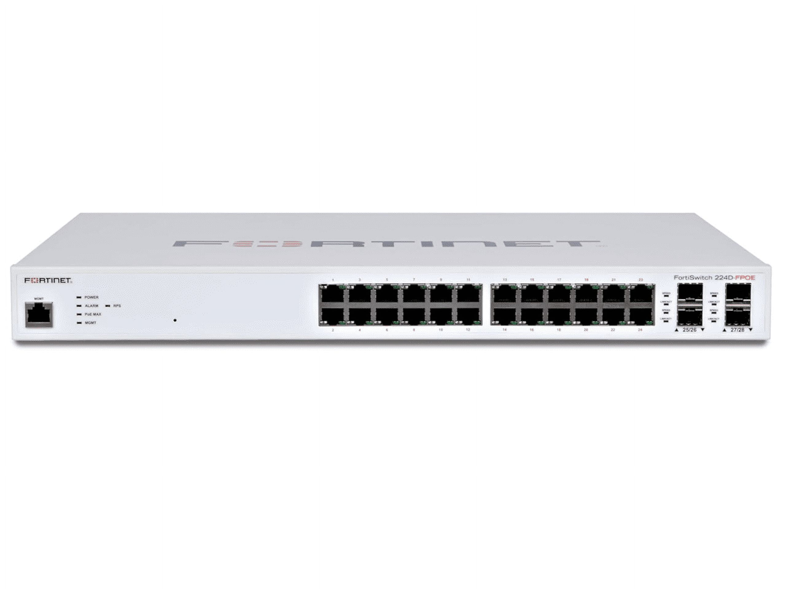 Fortinet FortiSwitch 224D-FPOE 24-Port Gigabit Ethernet Switch FS-224D-FPOE